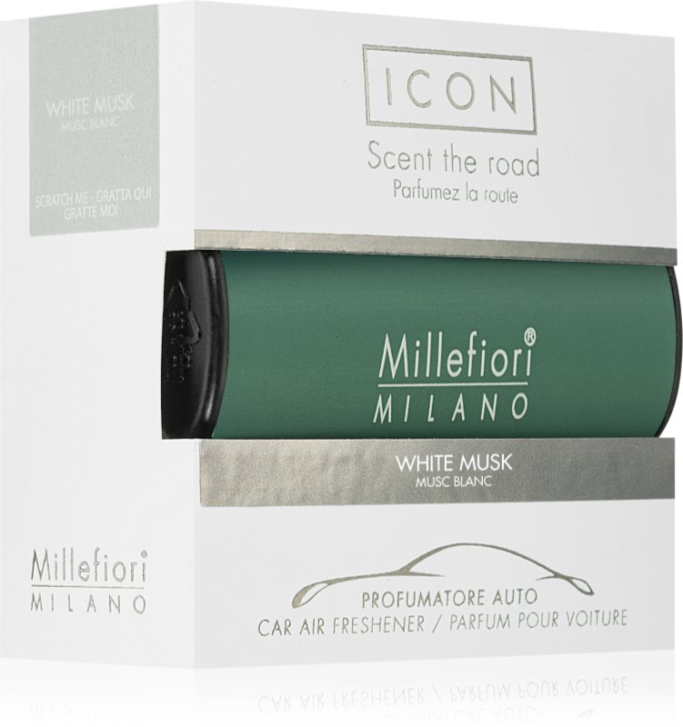 Millefiori Icon White Musk parfum pentru masina 1 buc