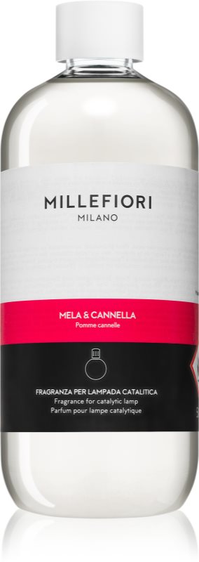 Millefiori Mela & Cannella rezervă lichidă pentru lampa catalitică 500 ml