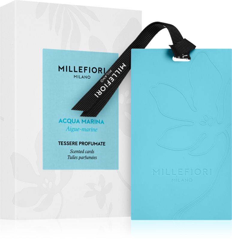 Millefiori Acqua Marina Laundry card parfumat 3 buc