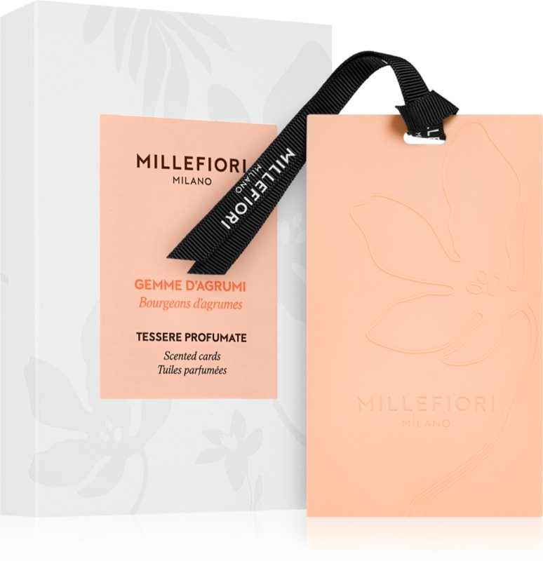 Millefiori Milano Laundry Gemme D´Agrumi card parfumat 3 buc