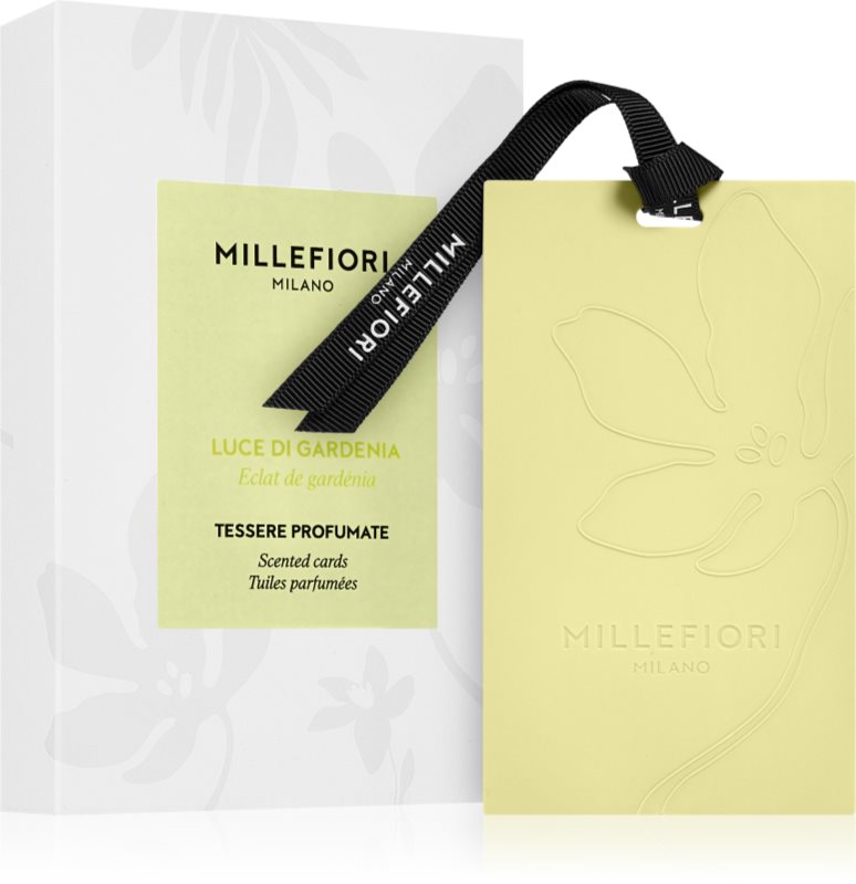 Millefiori Milano Laundry Luce Di Gardenia card parfumat 3 buc