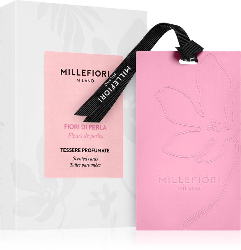 Millefiori Milano Laundry Fiori Di Perla card parfumat 3 buc