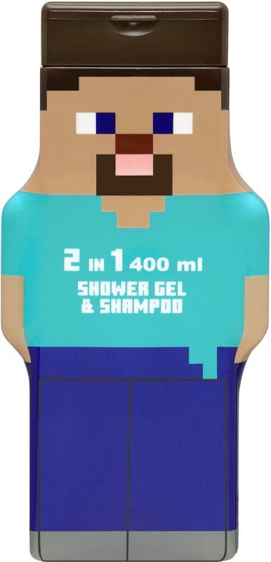 Minecraft Shower Gel & Shampoo gel de duș și șampon delicat pentru copii 400 ml