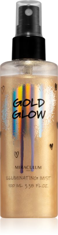 Miraculum Girls Collection Gold Glow stralucire intensa pentru fata si corp cu particule stralucitoare 100 ml