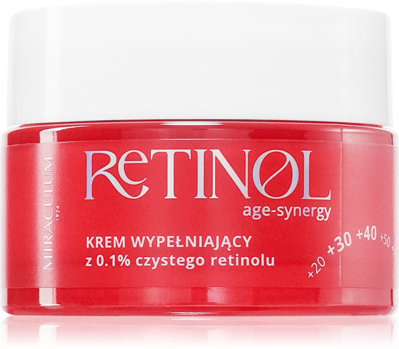Miraculum AGE-SYNERGY RETINOL 0.1% Crema de noapte activa pentru reducerea petelor pigmentare cu retinol 50 ml
