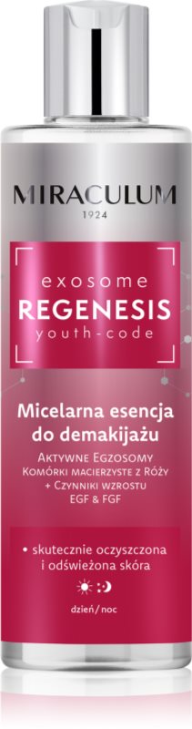 Miraculum Exosome Regenesis Apa micela cu efect de curatare si indepartare a machiajului 200 ml
