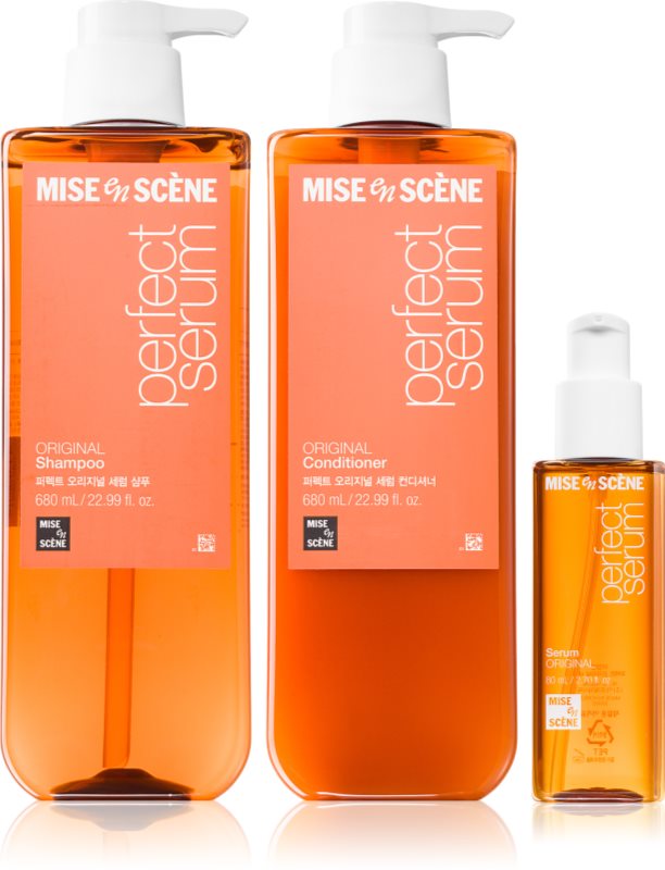mise en scene Perfect Serum Original set pentru un par stralucitor si catifelat
