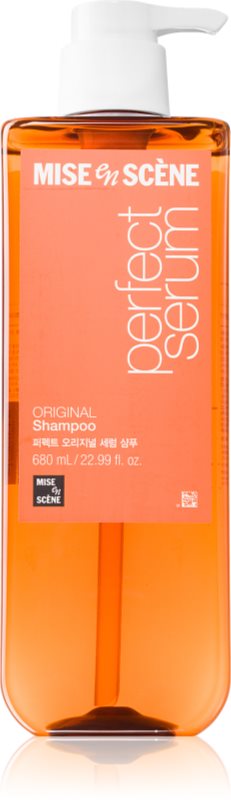 mise en scene Perfect Serum Original Shampoo șampon regenerator pentru un par stralucitor si catifelat 680 ml