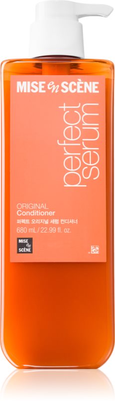 mise en scene Perfect Serum Original Conditioner balsam pentru regenerare pentru un par stralucitor si catifelat 680 ml