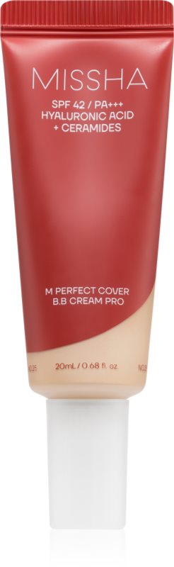 Missha M Perfect Cover BB Cream Pro crema hidratanta BB cu o protectie UV ridicata