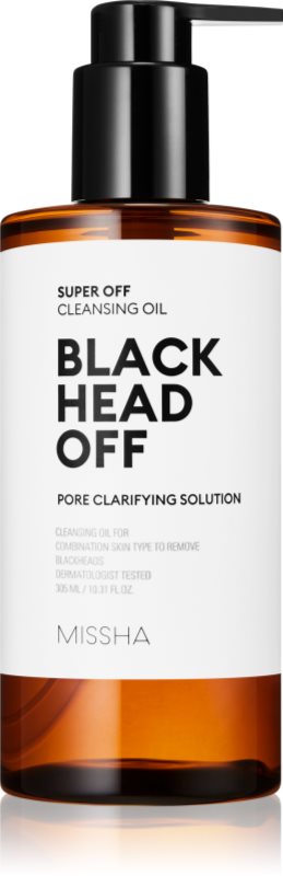 Missha Super Off ulei pentru curatarea profunda impotriva punctelor negre 305 ml