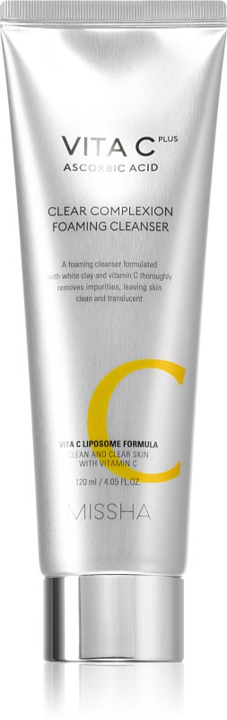 Missha Vita C Plus Spuma activa pentru curatare cu vitamina C 120 ml
