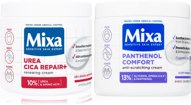 Mixa Sensitive Skin Expert set pentru piele neteda si delicata