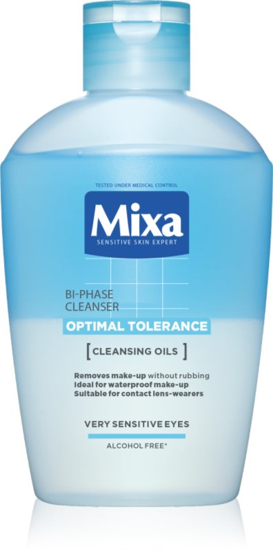 Mixa Optimal Tolerance doua componente demachiant pentru ochi 125 ml