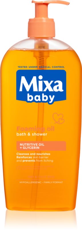 Mixa Baby ulei spumant pentru dus si baie 400 ml