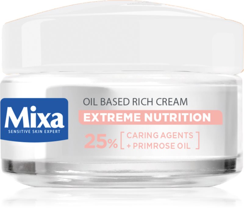 Mixa Extreme Nutrition cremă hidratantă nutritivă cu ulei de primulă 50 ml