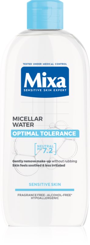 Mixa Optimal Tolerance apa cu particule micele pentru netezirea pielii 400 ml