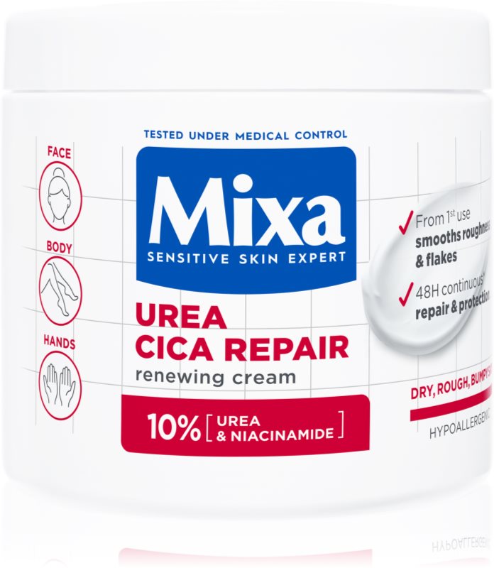 Mixa Urea Cica Repair+ cremă de corp regeneratoare pentru piele foarte uscata