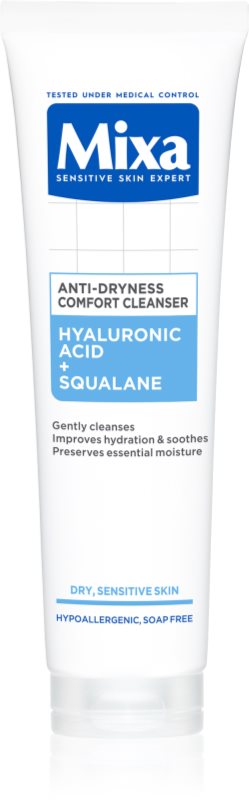 Mixa Anti-Dryness Comfort Cleanser gel de curatare facial impotriva uscarii pielii 150 ml