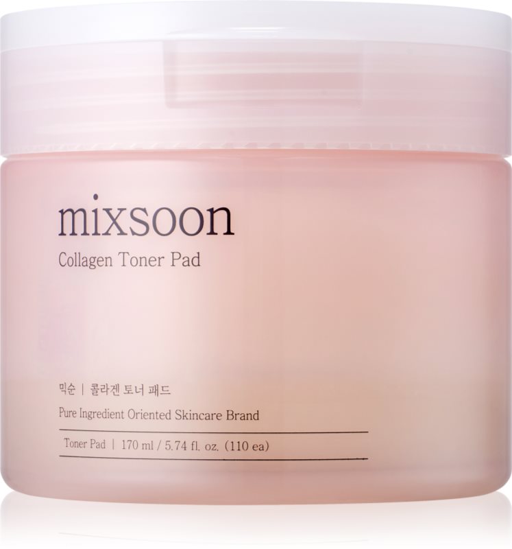 mixsoon Collagen dischete de tonifiere pentru strălucirea și netezirea pielii 110x1 buc