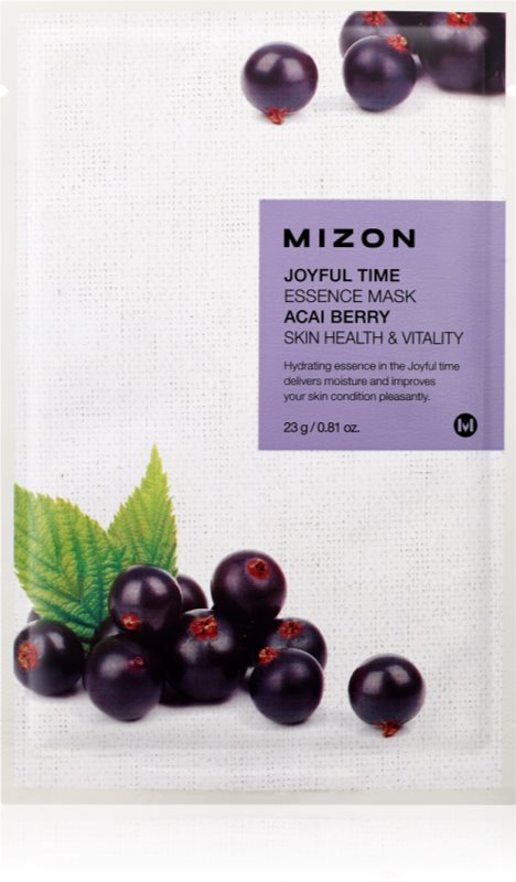 Mizon Joyful Time Acai Berry Mască de iluminare și revitalizare 23 g