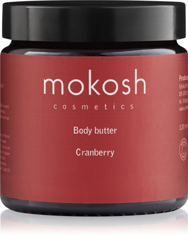 Mokosh Cranberry unt pentru corp, hranitor 120 ml