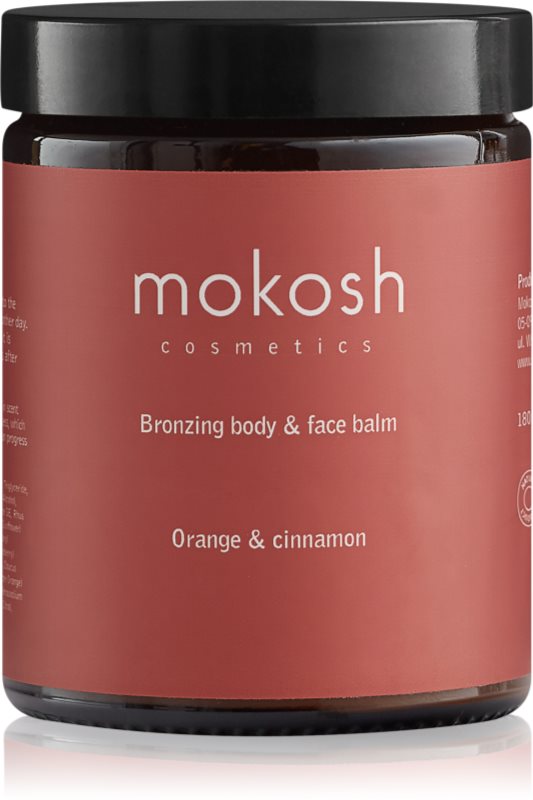 Mokosh Orange & Cinnamon balsam autobronzant corp si fata 180 ml