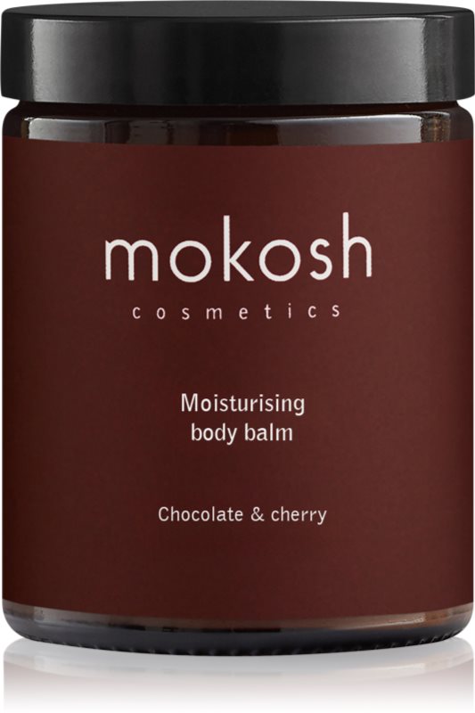 Mokosh Chocolate & Cherry loțiune de corp hidratantă cu aromă de ciocolată 180 ml