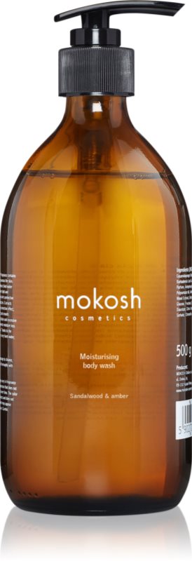 Mokosh Sandalwood & Amber gel de dus hidratant 500 ml