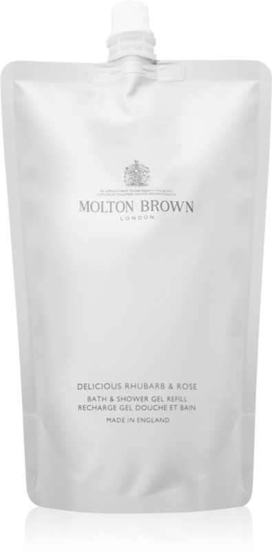Molton Brown Rhubarb & Rose gel de dus si baie rezervă