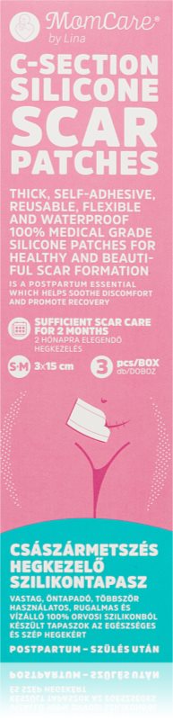 MomCare by Lina C-Section Silicone Scar Patches plasturi de silicon pentru cicatrici de cezariană