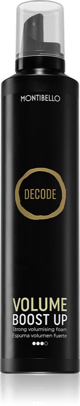 Montibello Decode Volume Boost Up spumă de styling cu fixare foarte puternica 300 ml
