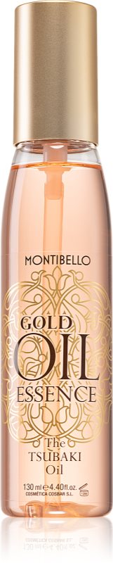 Montibello Gold Oil Tsubaki Oil Ulei de păr hidratant și hrănitor pentru protecția culorii 130 ml