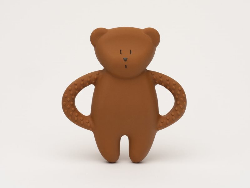 Moonie Natural Teether Caramel jucărie pentru dentiție 1 buc