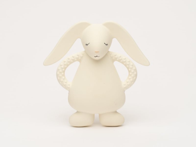 Moonie Natural Teether Cream jucărie pentru dentiție 1 buc