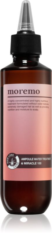 moremo Water Treatment Miracle 100 tratament intens regenerativ pentru par si scalp