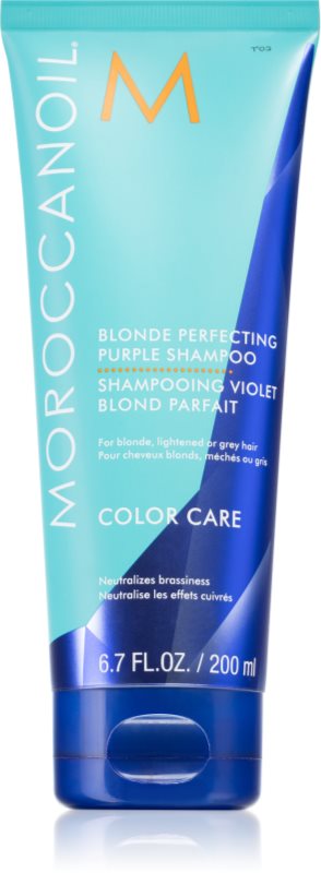 Moroccanoil Color Care Shampoo sampon tonifiant cu violete pentru par blond
