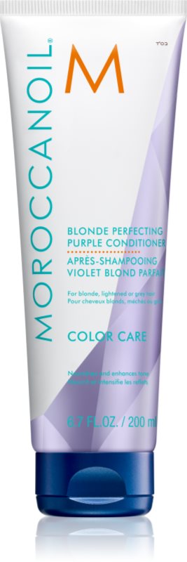 Moroccanoil Color Care Blonde Perfecting Purple Conditioner balsam de par violet pentru parul blond cu suvite