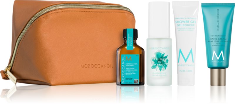 Moroccanoil Body Seturi pentru voiaj pentru corp si par (aqua) 4 buc