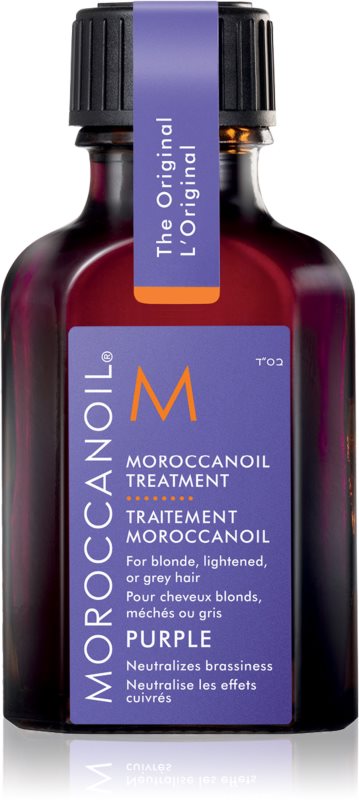 Moroccanoil Treatment Purple ulei hrănitor pentru părul blond şi gri
