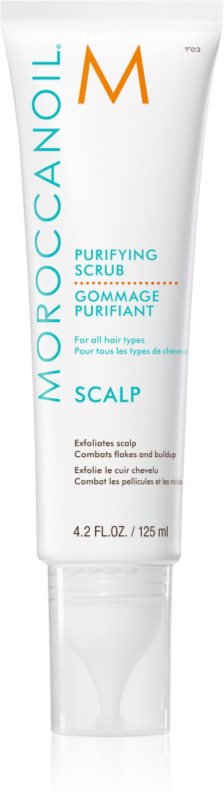 Moroccanoil Scalp Purifying Scrub curatare usoara dupa exfoliere cu efect calmant pielea capului 125 ml