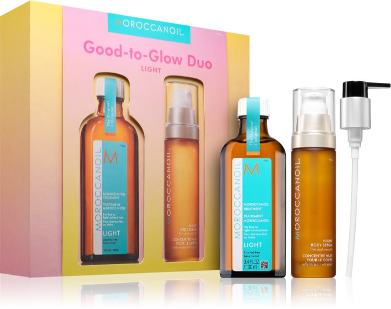 Moroccanoil Good-to-Glow Duo Light set de par si de corp 1 buc