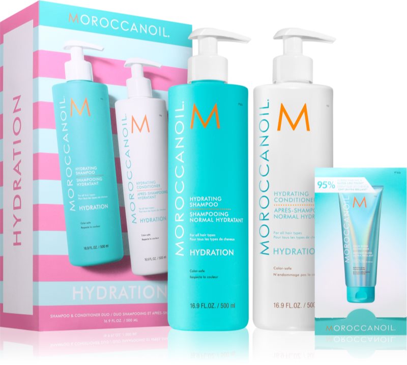 Moroccanoil Hydration Shampoo & Conditioner Duo set pentru par uscat
