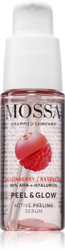 Mossa Peel & Glow crema delicata pentru exfoliere 30 ml