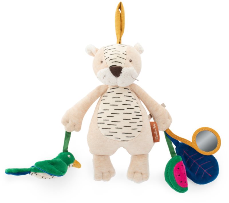 MOULIN ROTY Baboo the Tiger jucărie suspendabilă contrastantă 0m+ 1 buc