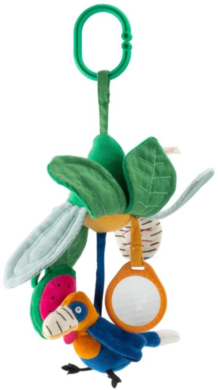 MOULIN ROTY Hanging Activity Flower jucărie suspendabilă contrastantă 0m+ 1 buc