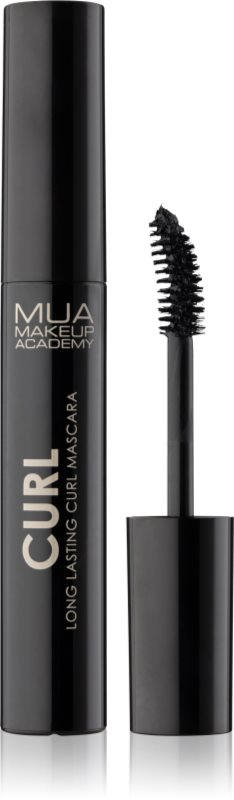 MUA Makeup Academy Curl mascaral de lunga durata pentru volum și gene curbate 6 ml