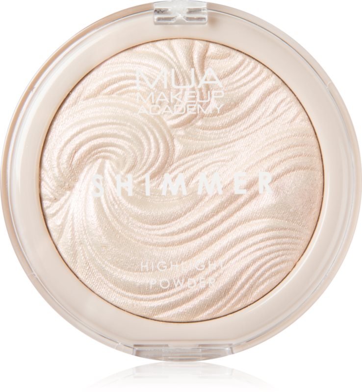 MUA Makeup Academy Shimmer Pudra compacta ce ofera luminozitate