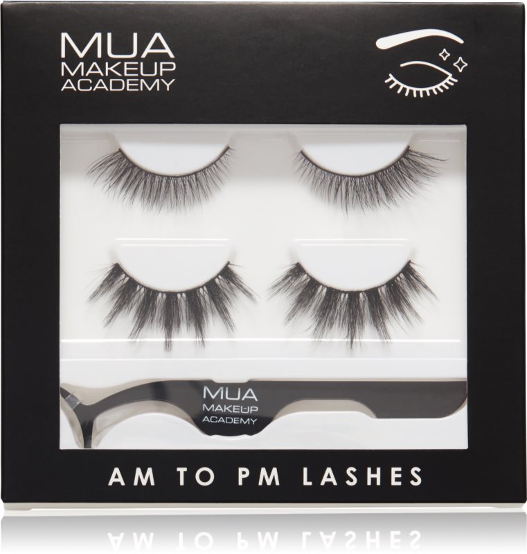 MUA Makeup Academy Lashes Am To Pm gene false 2 pereche