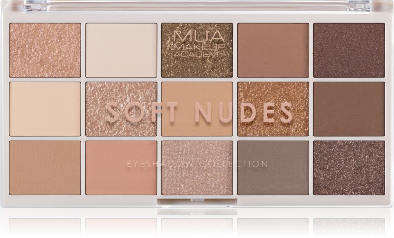 MUA Makeup Academy Eyeshadow Collection 15 Shade Palette paletă cu farduri de ochi